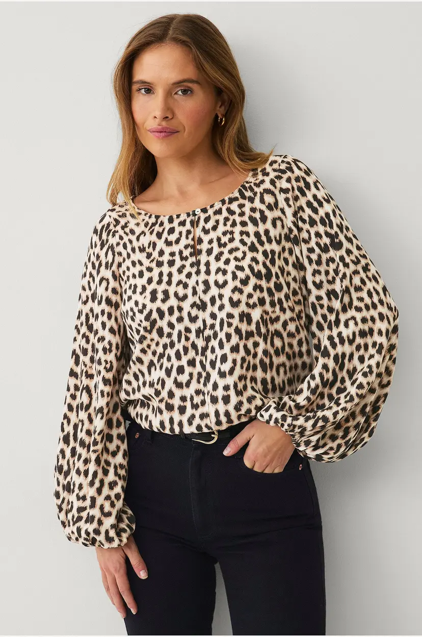 Ellos Collection Bluse i viskose - Svart