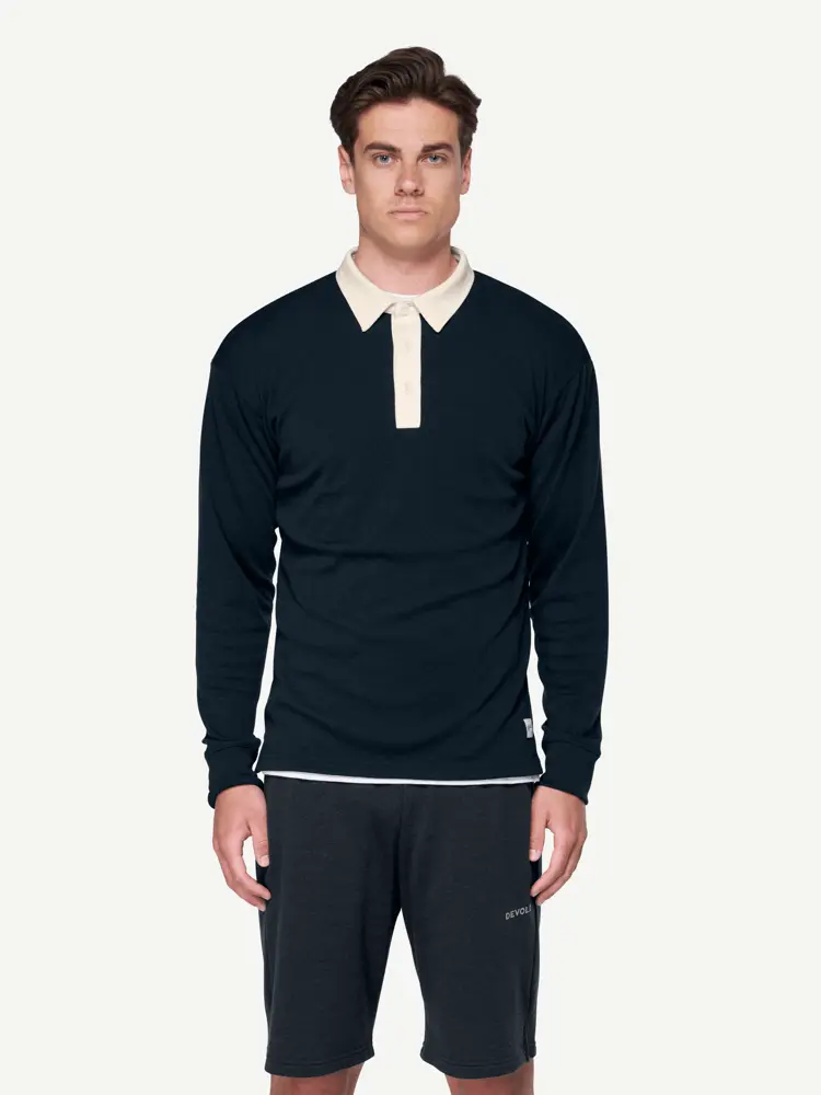 Devold Devold - Archive Rugby Ulltrøye Long Sleeves - Large - Blå