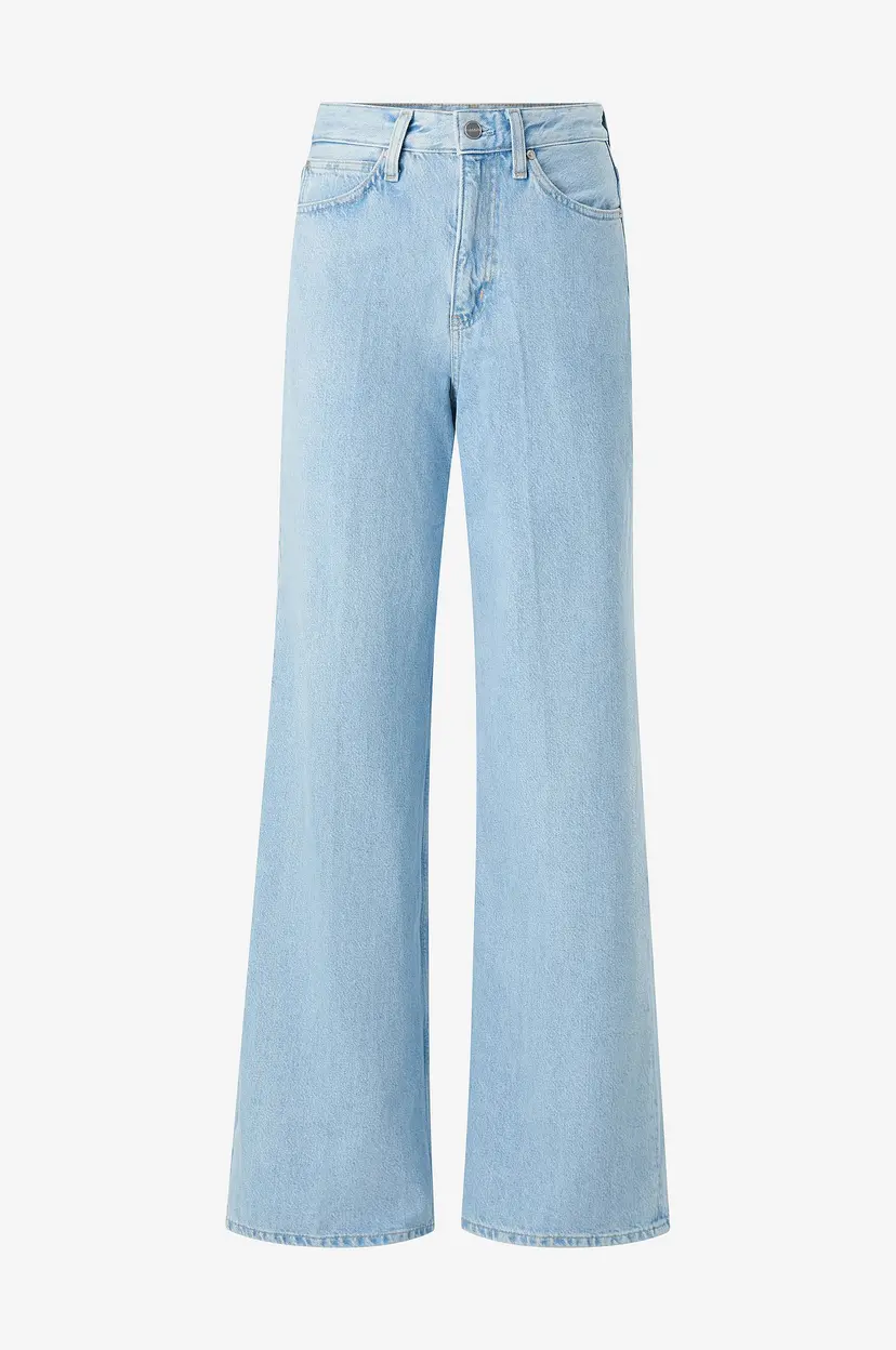 Calvin Klein Jeans HR Wide Light Ice Blue - Blå