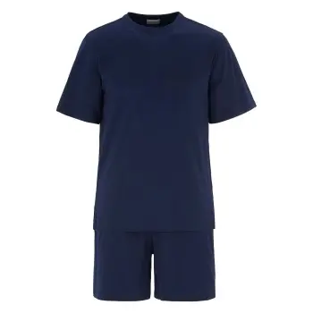 Damella Damella Edward Short Sleeve Pyjamas Marine bomull Large Dame
