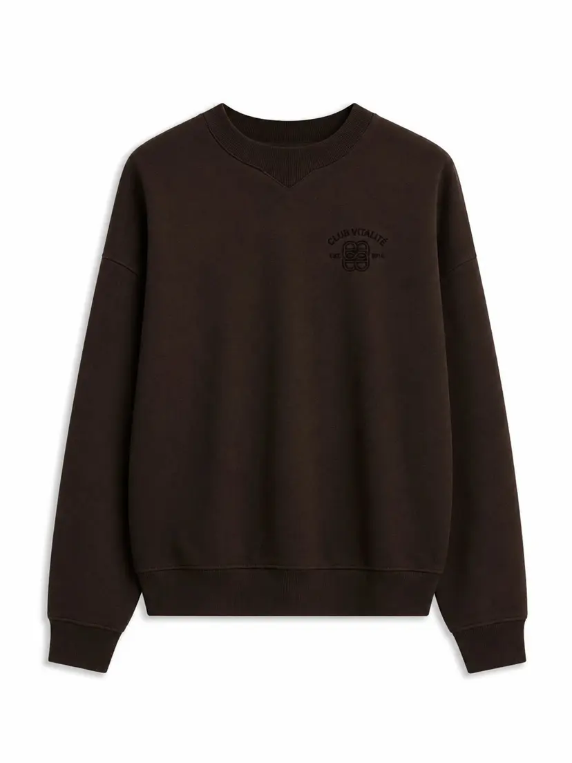 ella&il Thilde Crewneck Vitalite Dark Brown - XS