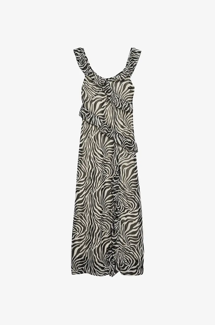 Vero Moda Maxikjole vmLouise SL Maxi Dress Exp - Beige