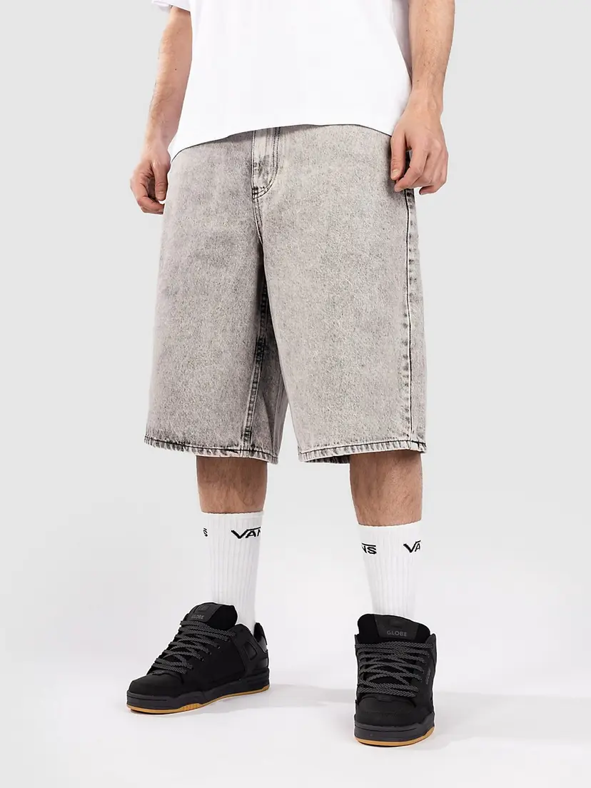 Empyre Empyre Ultra Loose Denim Shorts grå