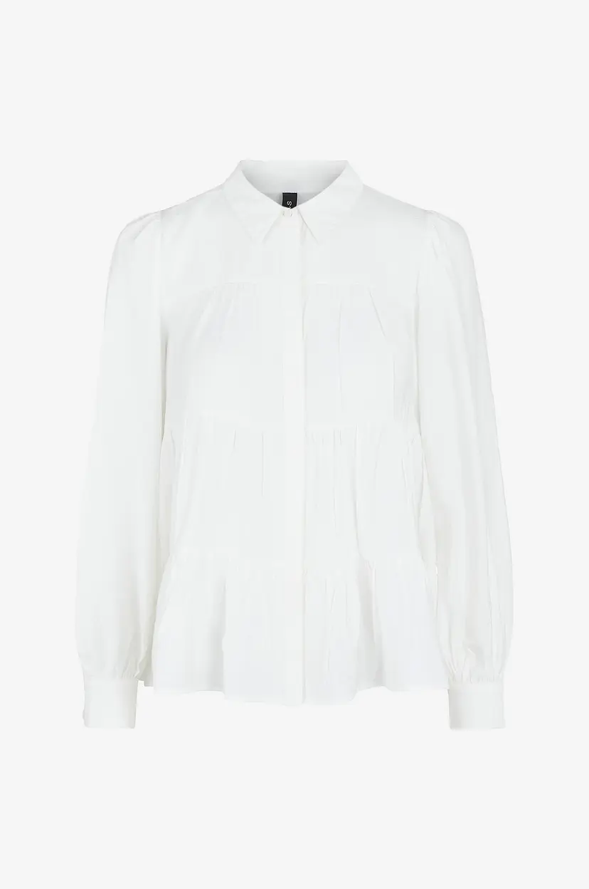 Y.A.S Bluse yasPala LS Shirt - Hvit
