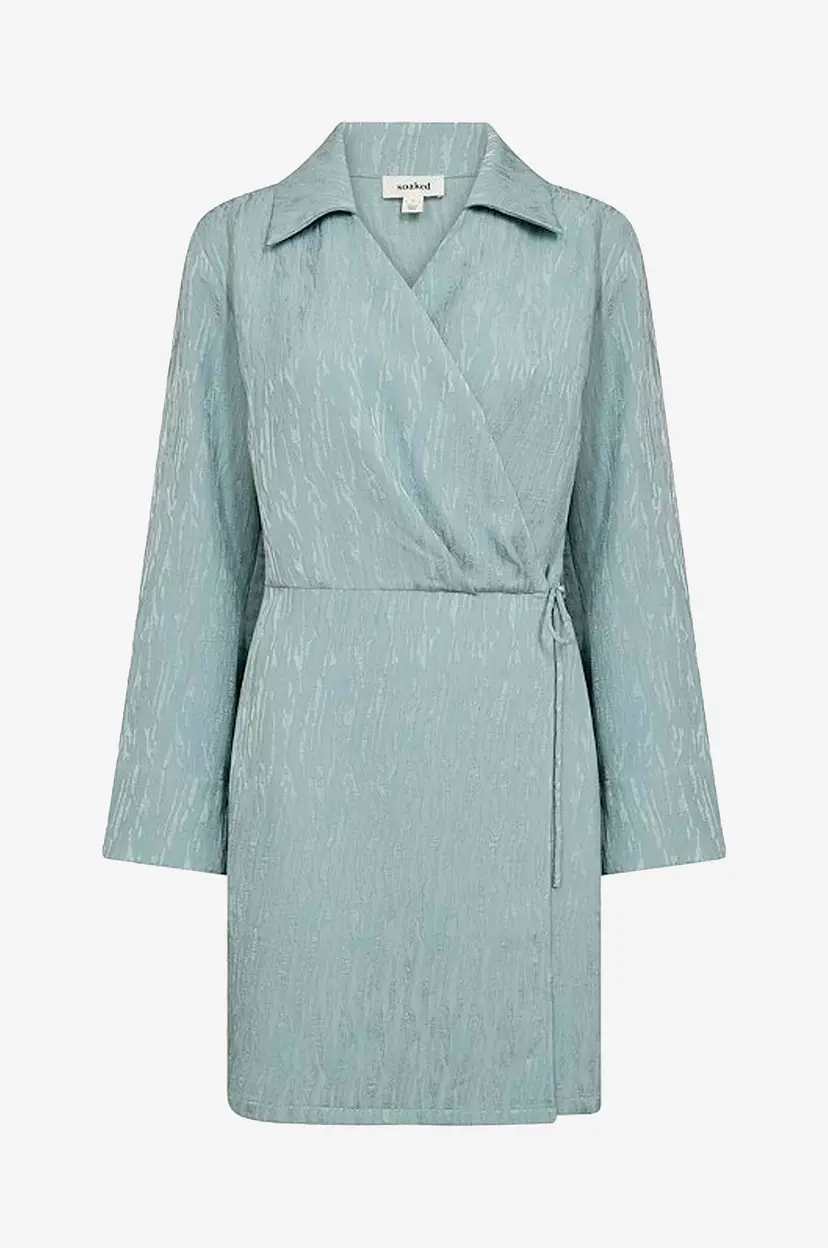 Soaked In Luxury Omslagskjole slNera Dress - Blå