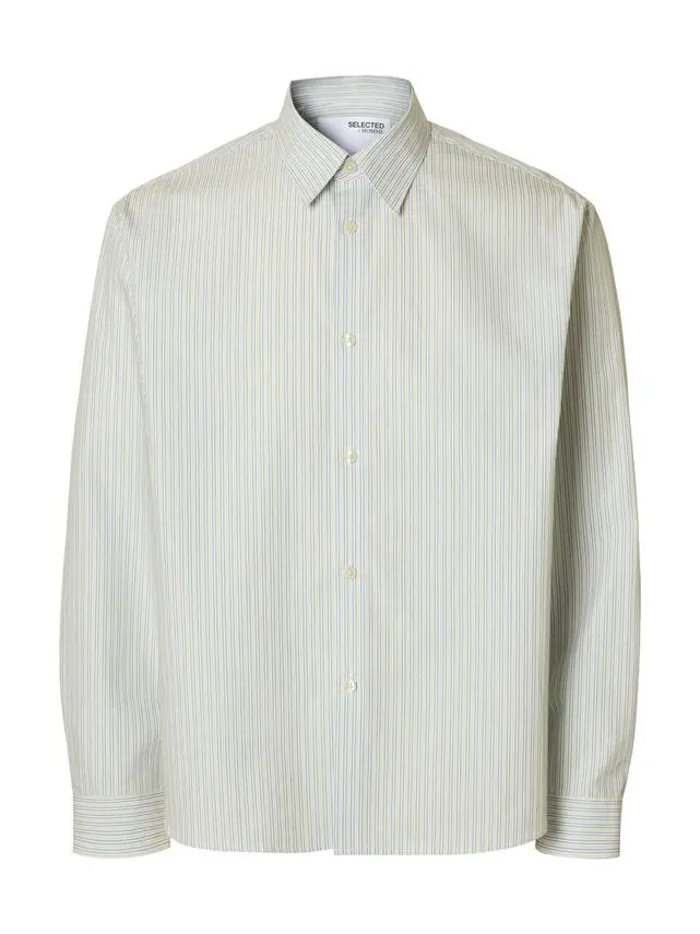 SELECTED SLHCTMBEN STRIPE LS SHIRT