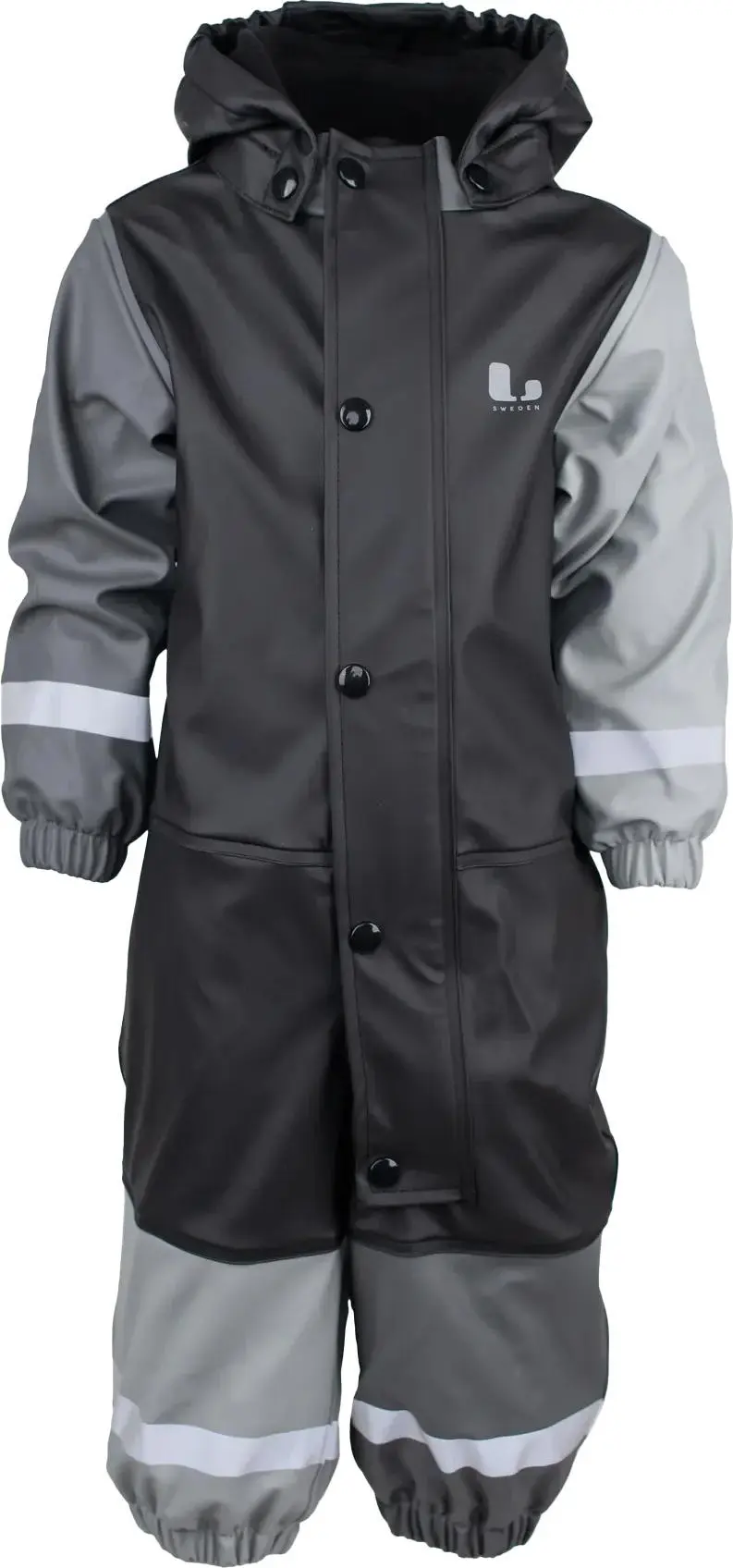 Lindberg Lindberg Kids' Fagerhult Rain Baby Overall Fleece Black/Anth