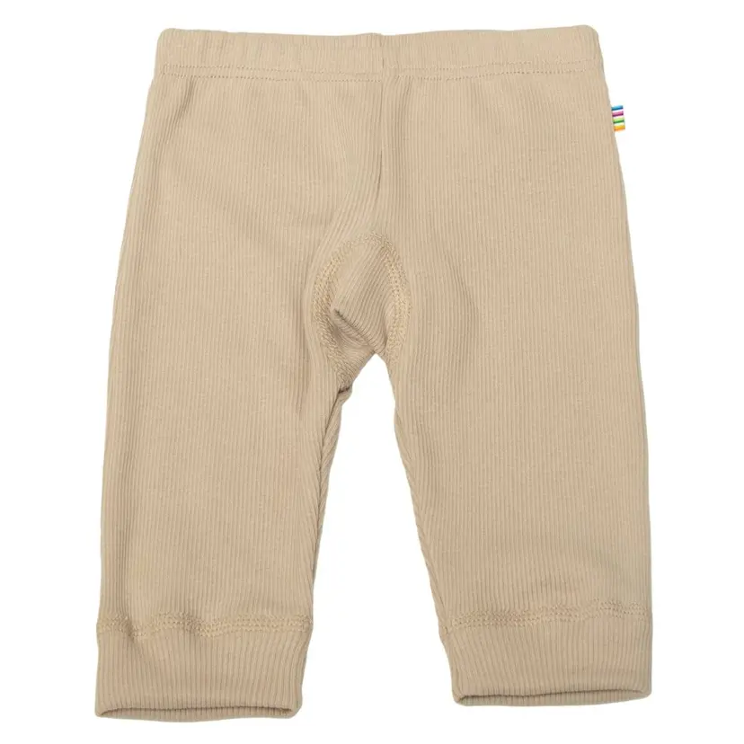 Joha Joha 2X2 Cotton Rib Leggings Beige (70 / 8-9 mnd)