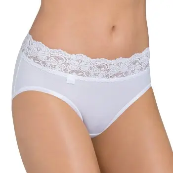 Sloggi Sloggi Truser Romance Midi Hvit 36 Dame
