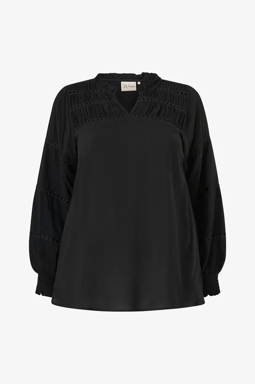 Wasabiconcept Bluse Wa-sia 32 - Svart