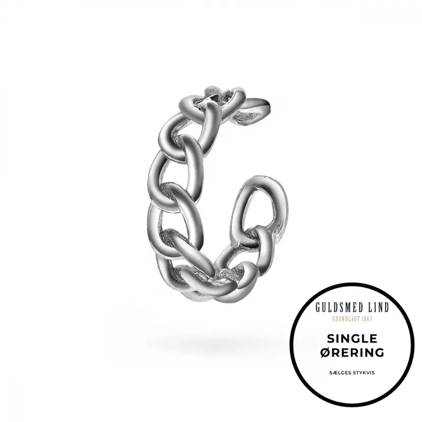 Arne Nordlie Arne Nordlie - Earcuff i sterlingsølv med panser design - 68757-02