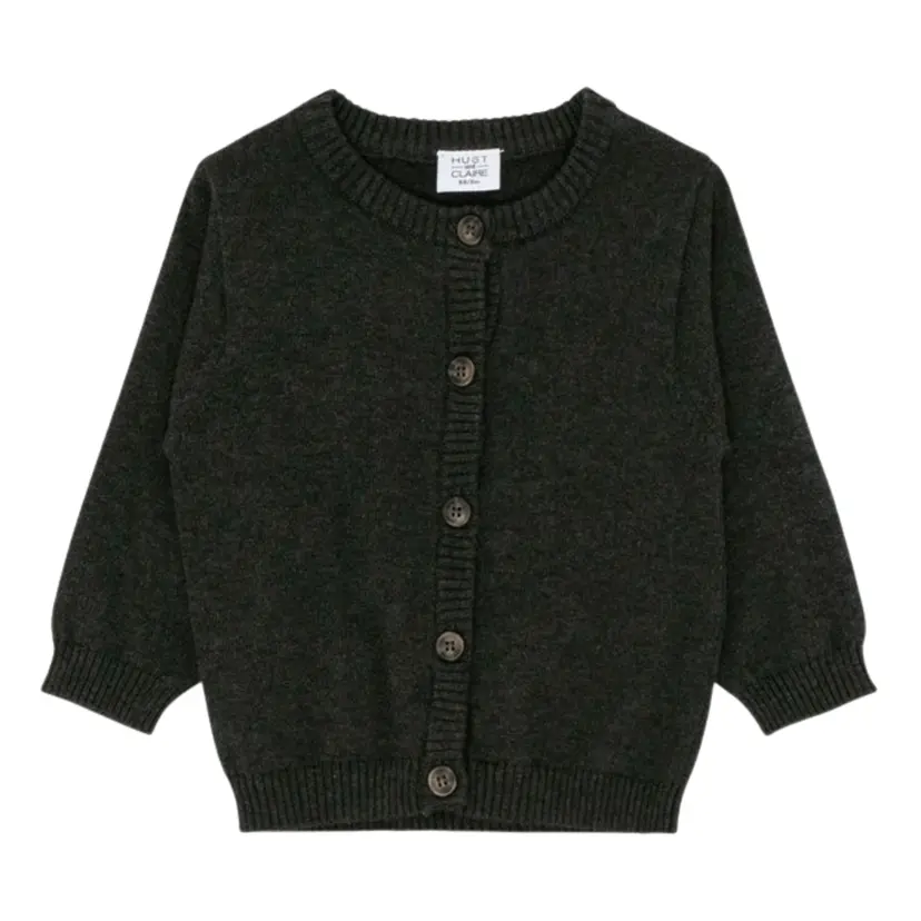 Hust and Claire Hust and Claire - Cardigan Clyde Dark Grey Melange