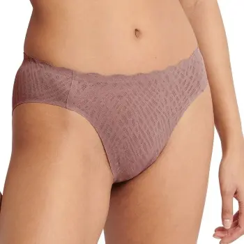 Sloggi Sloggi Truser ZERO Feel Bliss High Leg Brief Brun X-Small Dame