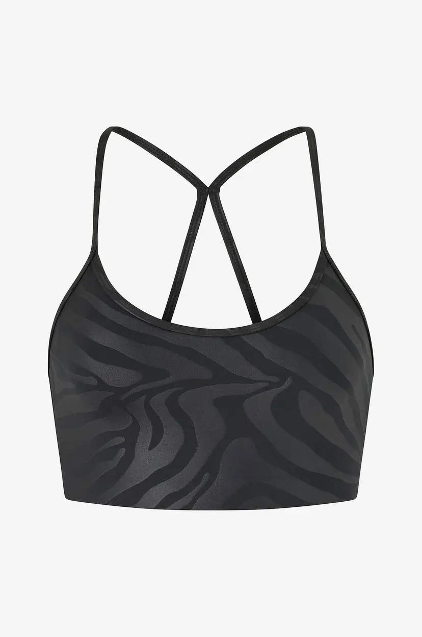 Casall Sports-bh Sleek Strappy Printed - Svart