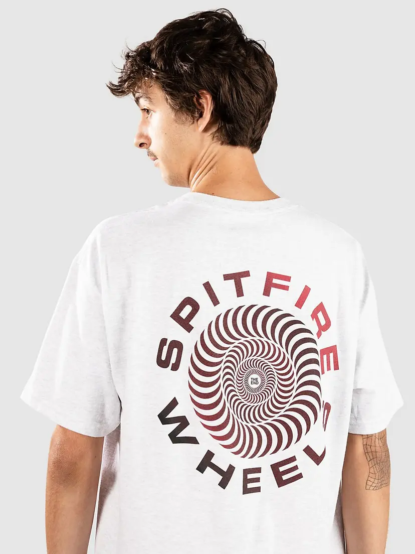 Spitfire Spitfire Classic '87 Swirl Fade Fill T-skjorte grå