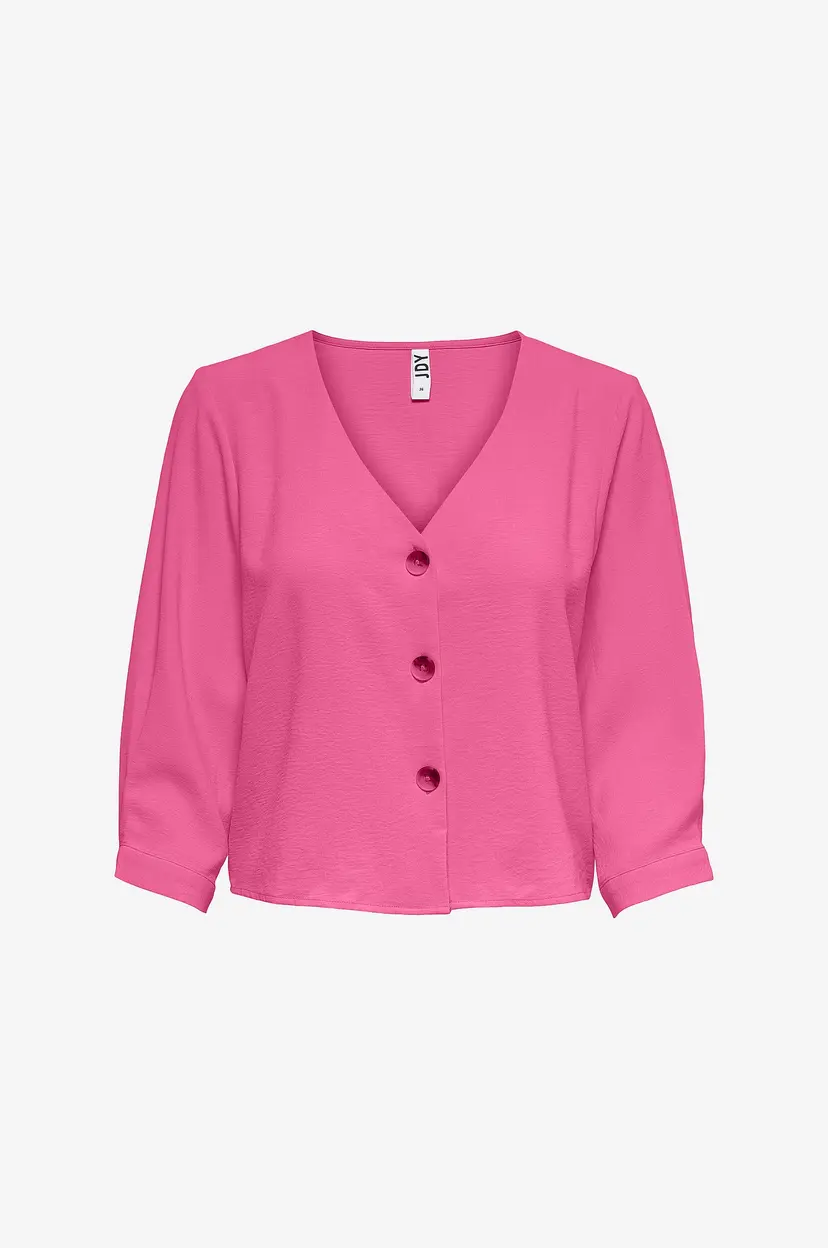 JDY Bluse jdyLion 3/4 Short Shirt Wvn - Rosa