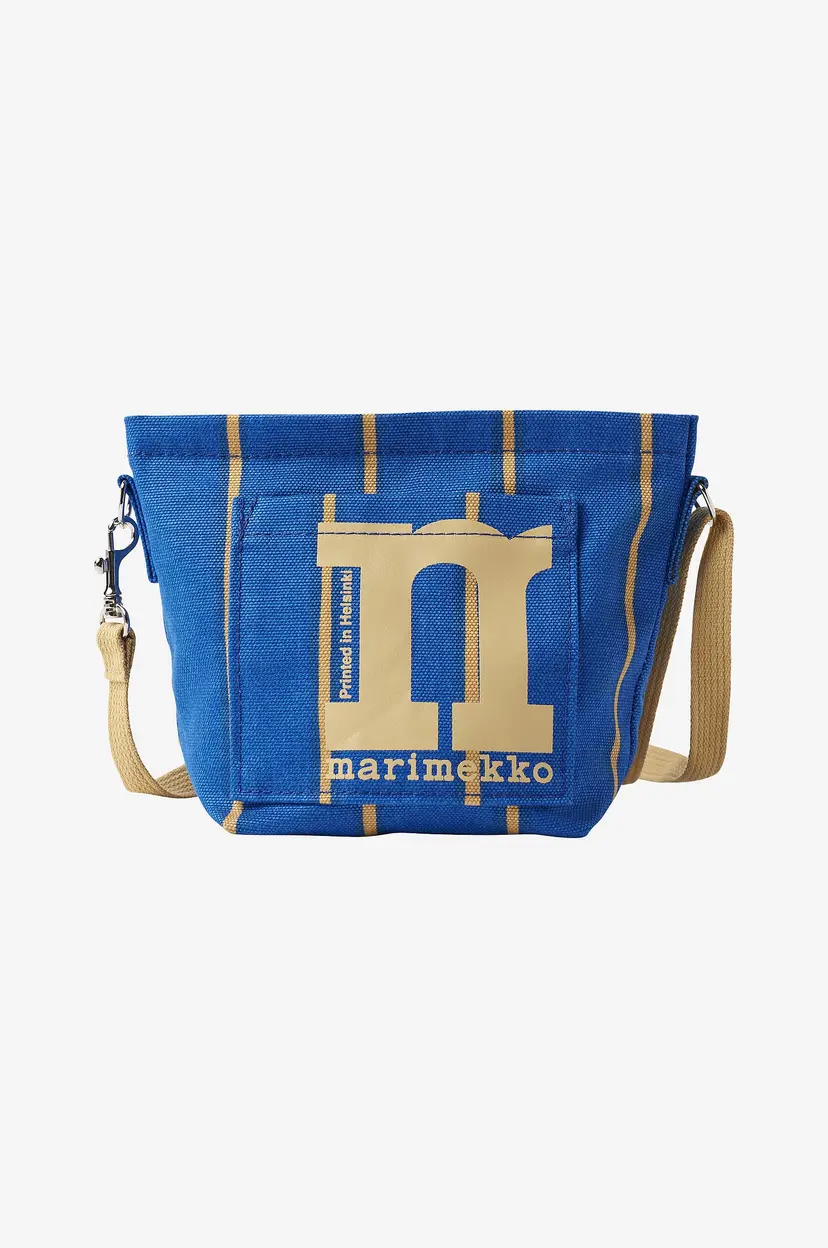 Marimekko Mono Mini Crossbody Puhveli - Blå