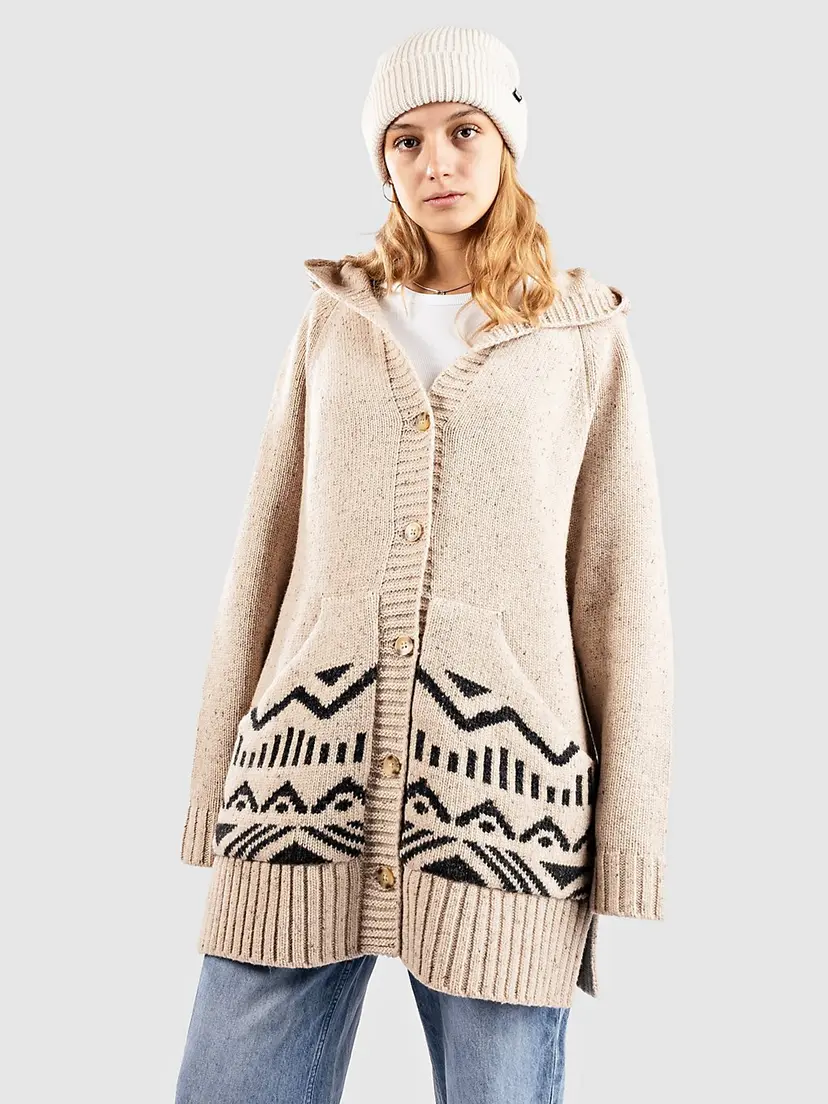 Passenger Passenger Snoozle Recycled Knitted Hooded Cardigan