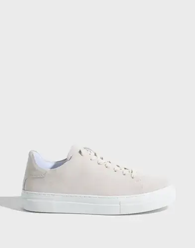 Selected Men Selected Men Slhdavid Chunky Suede Sneaker Noos Lave sneakers Hvit
