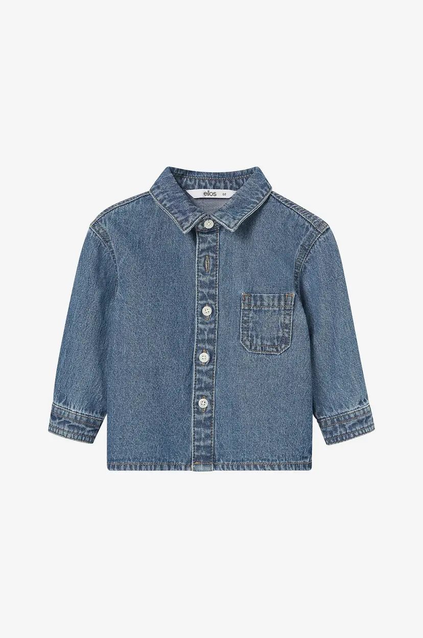 Ellos Collection Denimskjorte Isak Baby - Blå