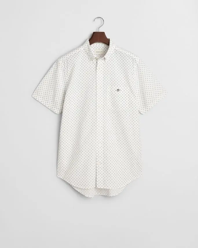 Gant REG MICRO PRINT SS SHIRT