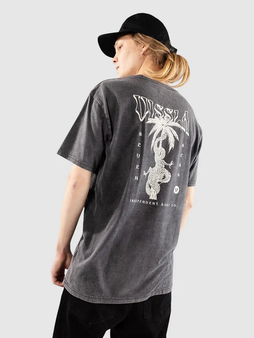 Vissla Vissla Masters Of Stoke Cosmic Wash T-skjorte svart