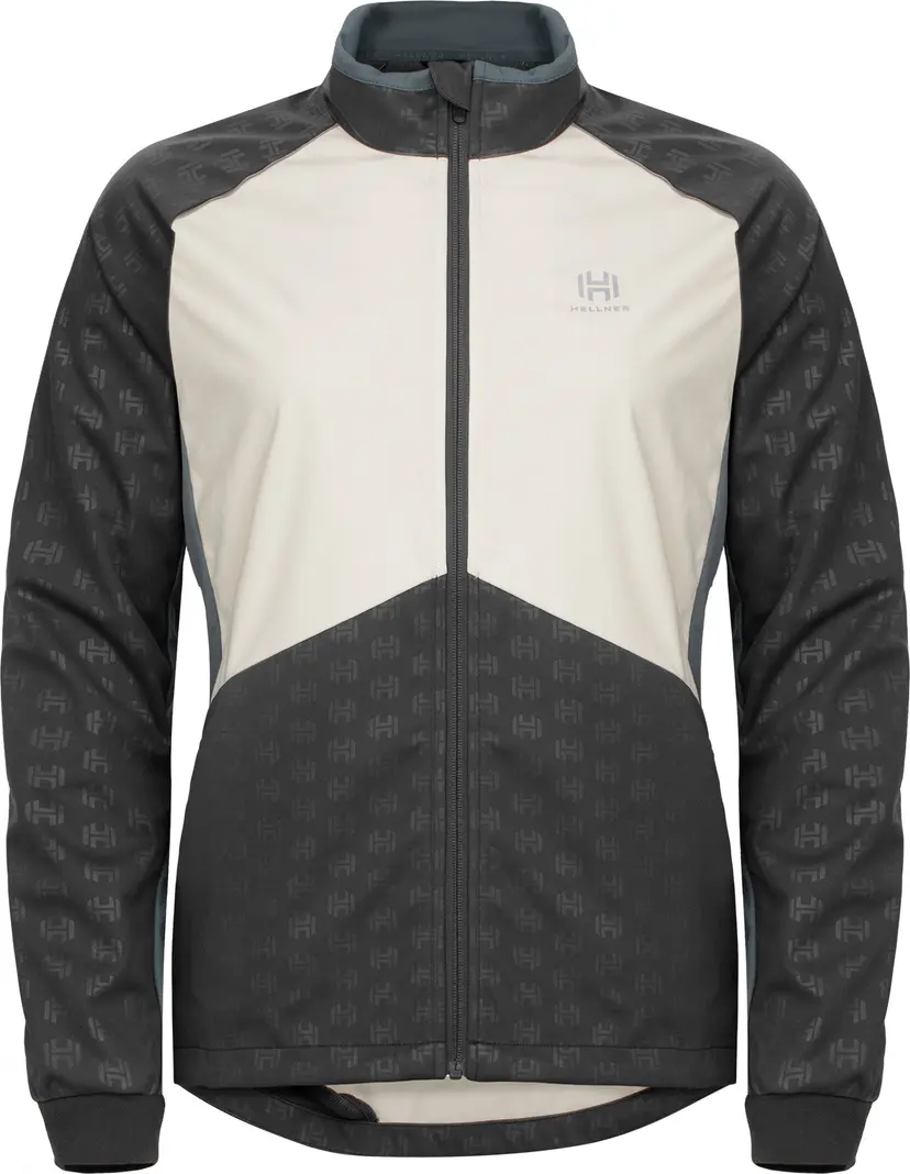 Hellner Hellner Women's Sårjås XC Ski Jacket Stormy Weather/Asphalt/Off White
