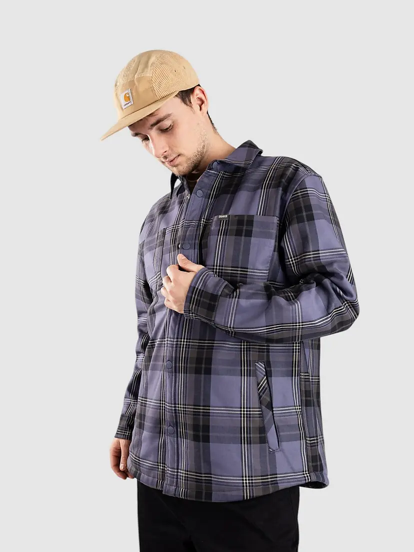 Dravus Dravus Overshirt Bonded Skjorte blå