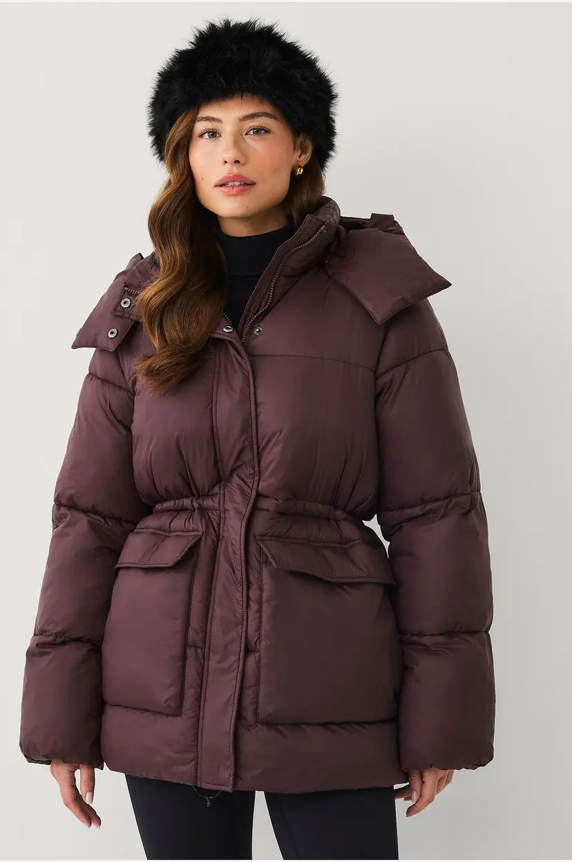 Áhkká Pufferjakke WR Warm Padded  Puffer Jacket - Brun