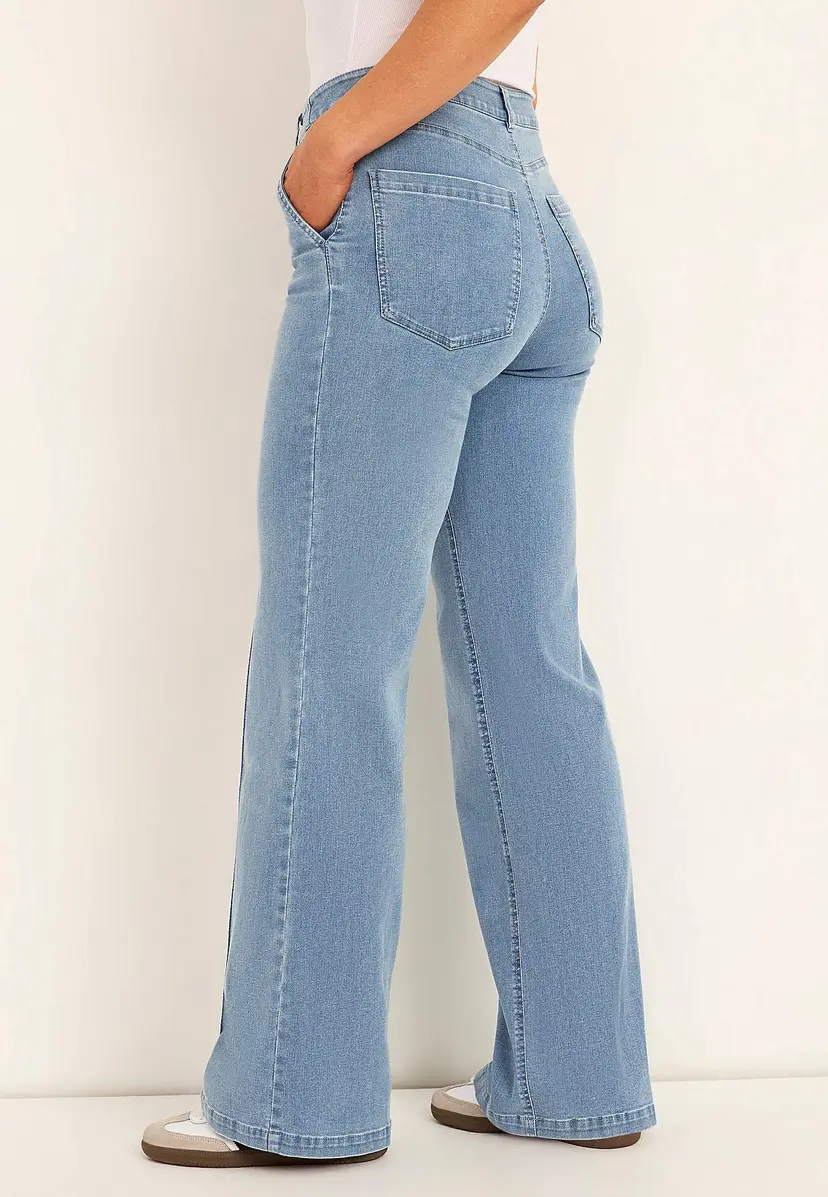 Cellbes of Sweden Vide jeans med sydd press - to lengder Mia