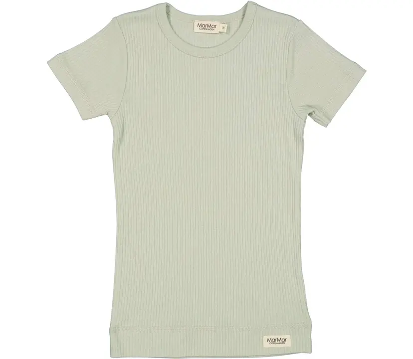 Marmar Copenhagen MarMar Plain Tee SS Modal White Sage (128 / 8 år)