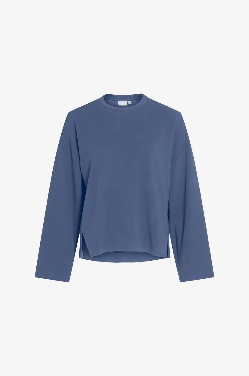 Vila Collegegenser viReflecti Crew Neck L/S Sweat Top - Blå