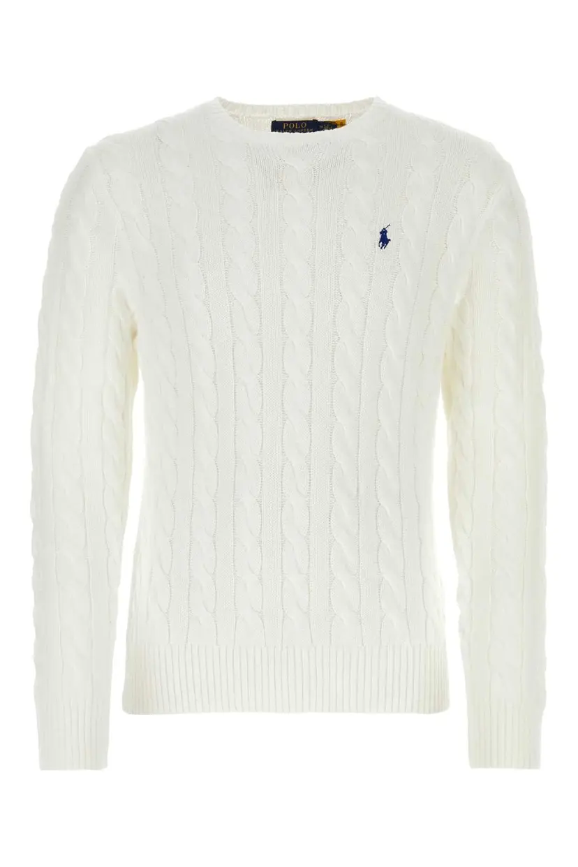 Polo Ralph Lauren Polo Ralph Lauren Strikkegensere – Hvit