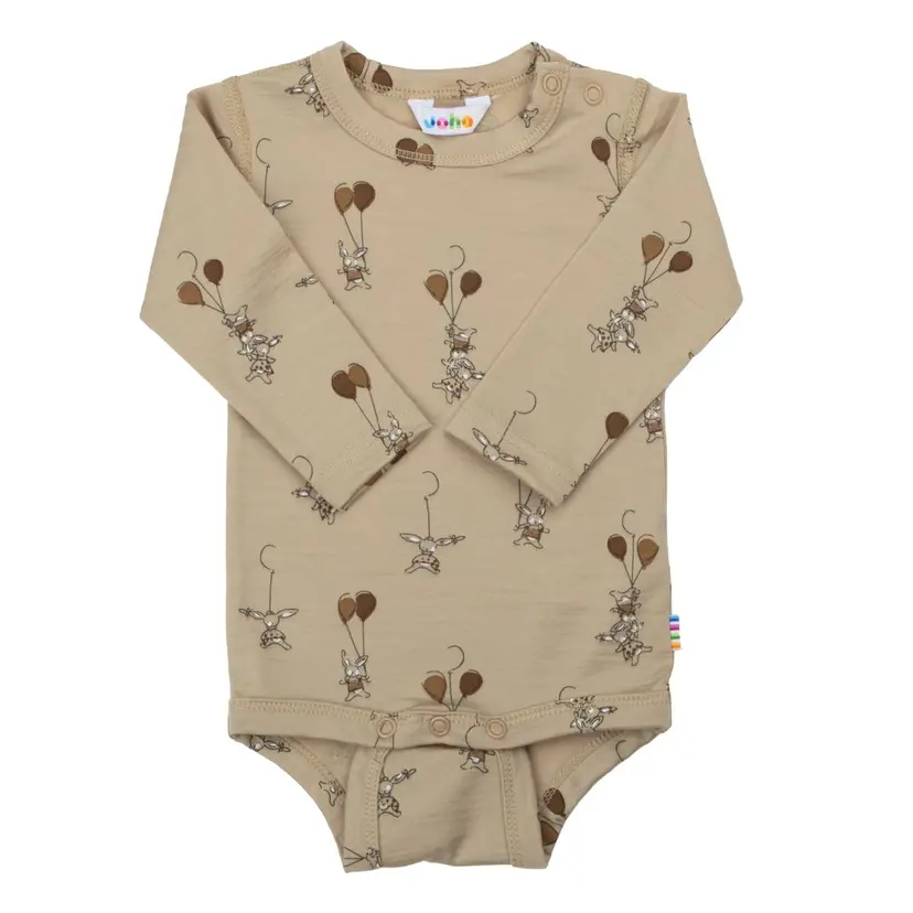 Joha Joha Merinoull Body Kanin Beige (90 / 1,5-2 år)