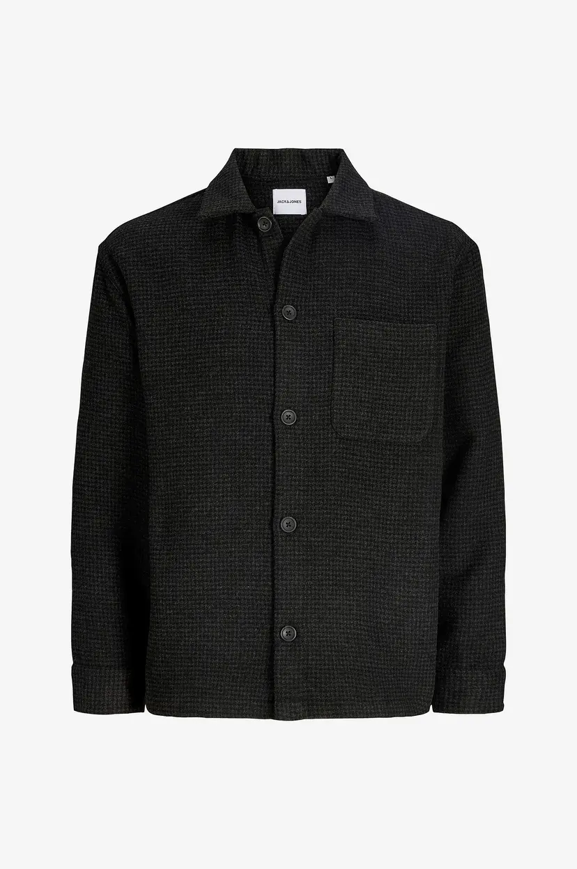Jack & Jones Overtreksskjorte Jjesoho Ollie Overshirt Ls Sn - Svart