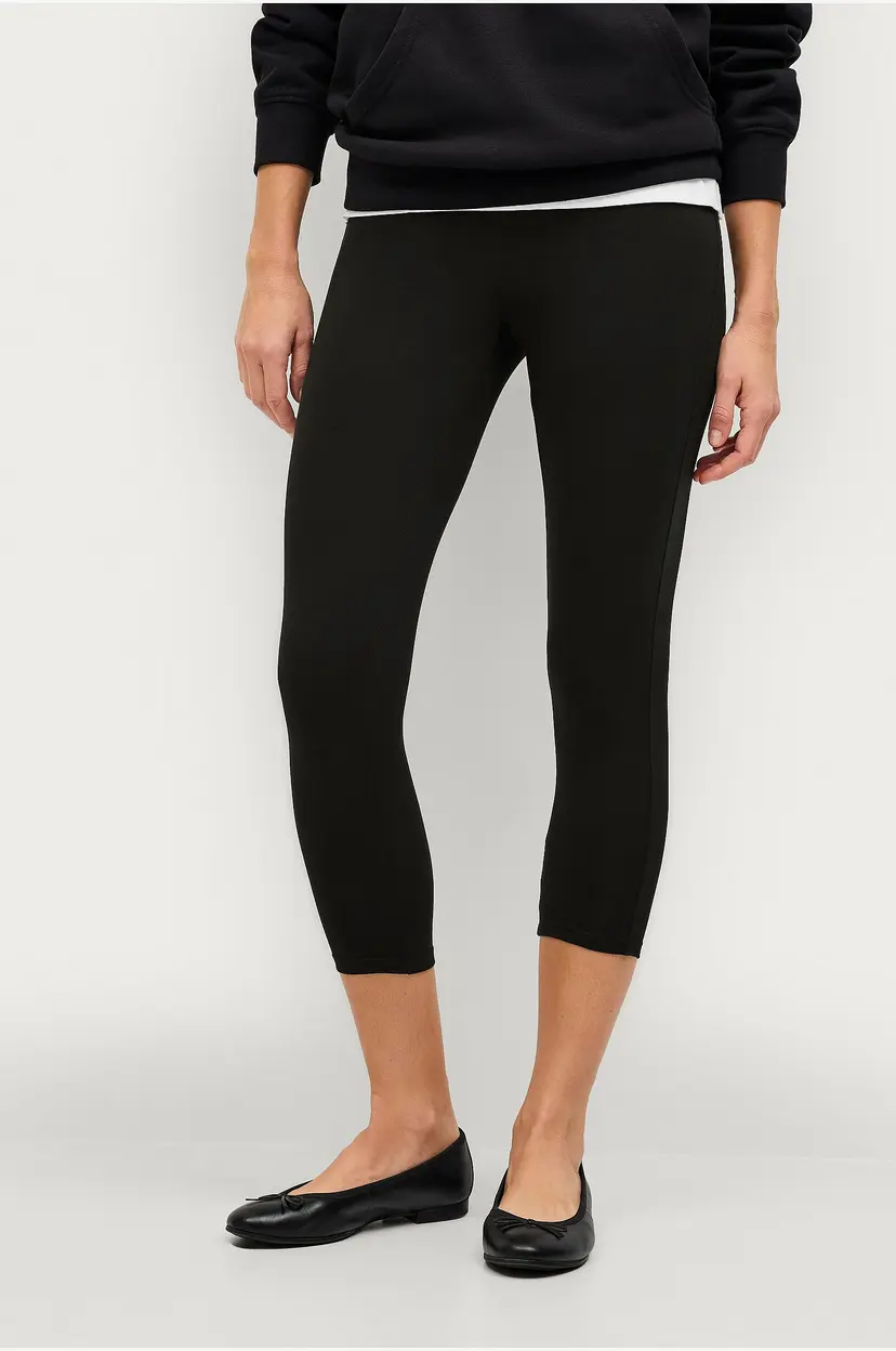 Ellos Collection Leggings med høy midje og 3/4-lengde - Svart