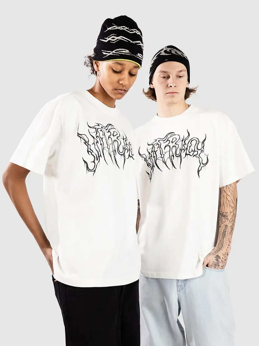 Vitriol Vitriol Unsettled Boxy T-skjorte hvit