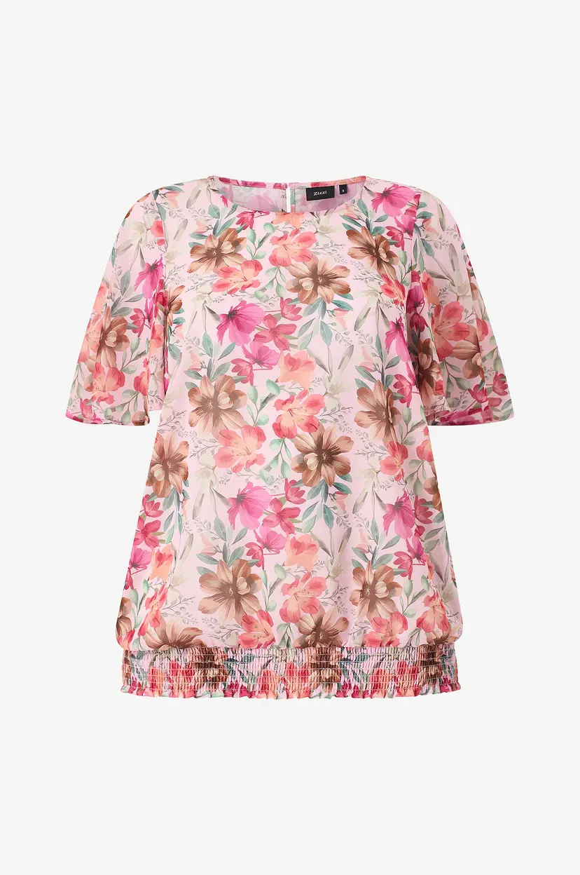 Zizzi Bluse mNicole 1/2 - Rød