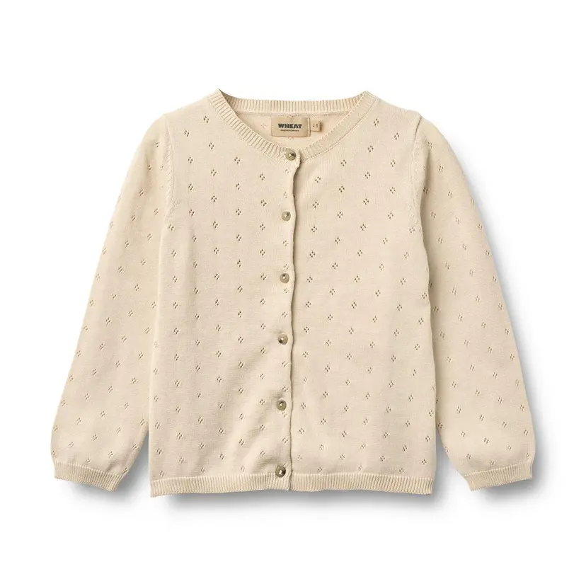 Wheat Wheat Strikket Cardigan Maia  Sandshell (98 /3 år)