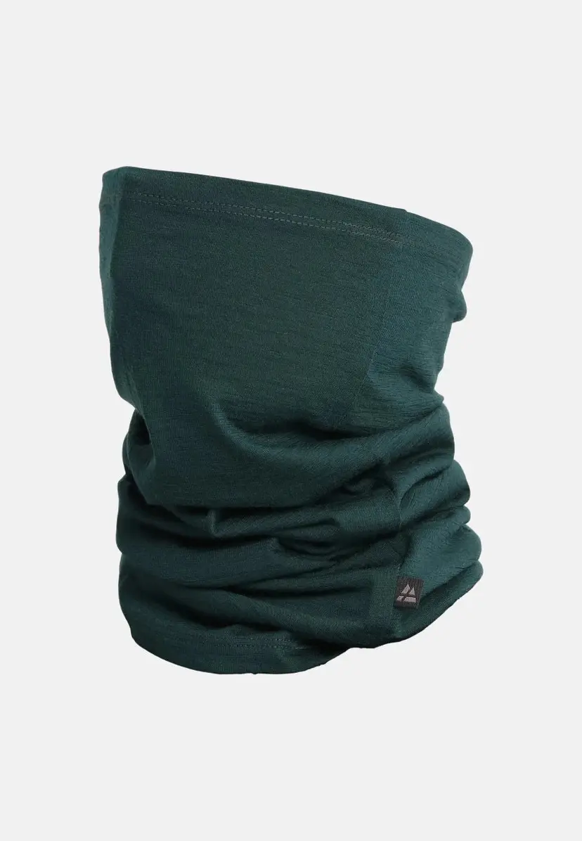 DANISH ENDURANCE MERINO LIGHT HALSEDISSE fra DANISH ENDURANCE, Mørkegrøn, 100% Merino, Blød og Tynd