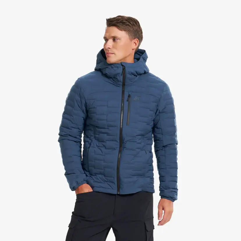 RevolutionRace Flex Stretch Hooded Down Jacket Herre Insignia Blue