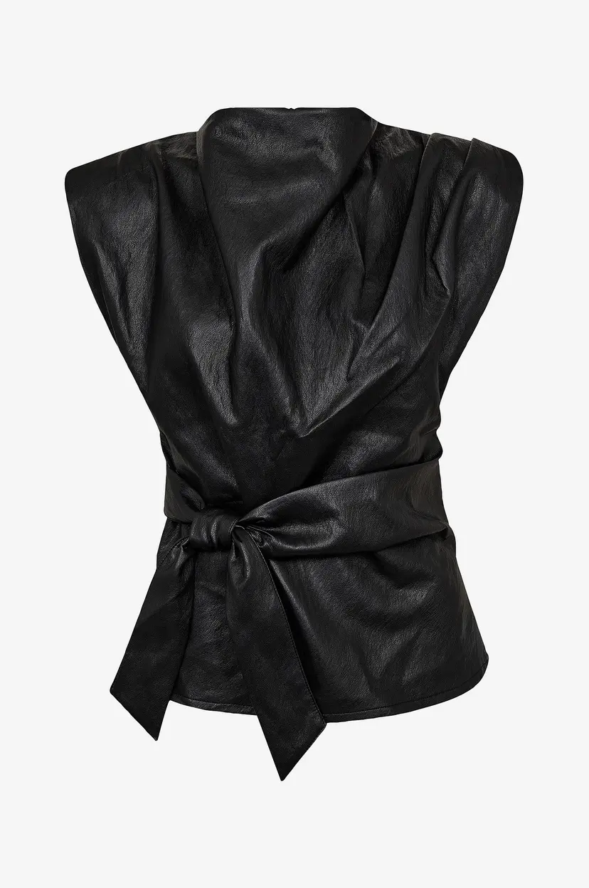 Co'couture Topp Gittcc Pleat - Svart