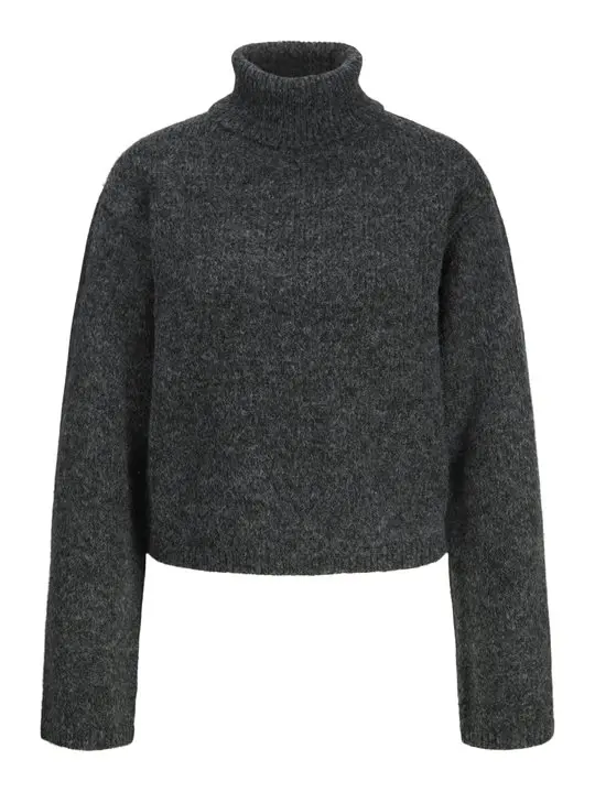 JJXX JJXX - Rosanna Roll Neck Knit - Dark Grey Melange