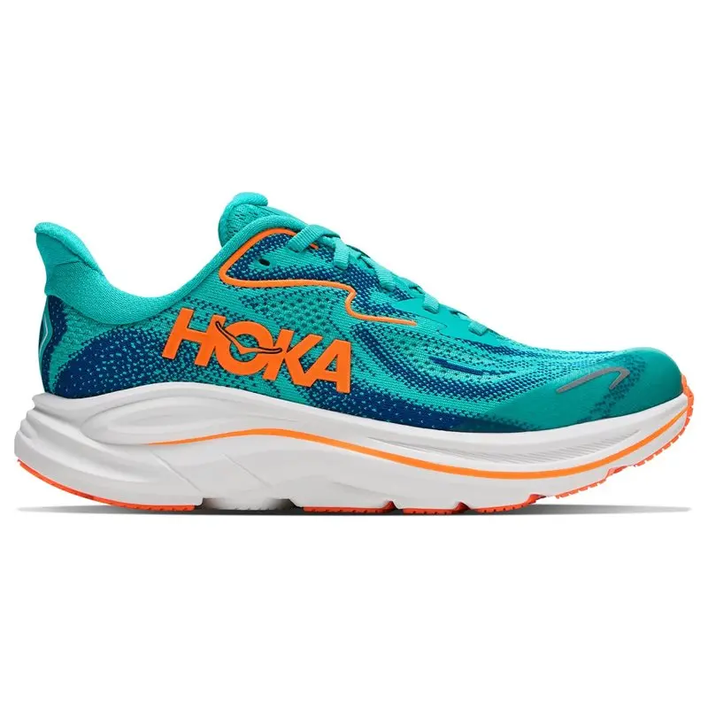 HOKA Hoka Y Clifton 10 Youth Night Glow Blue/Electric Aqu