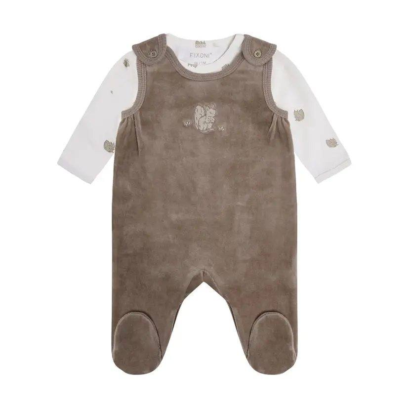 Fixoni Fixoni - Babysett 2-delt Velour Mountain Trail