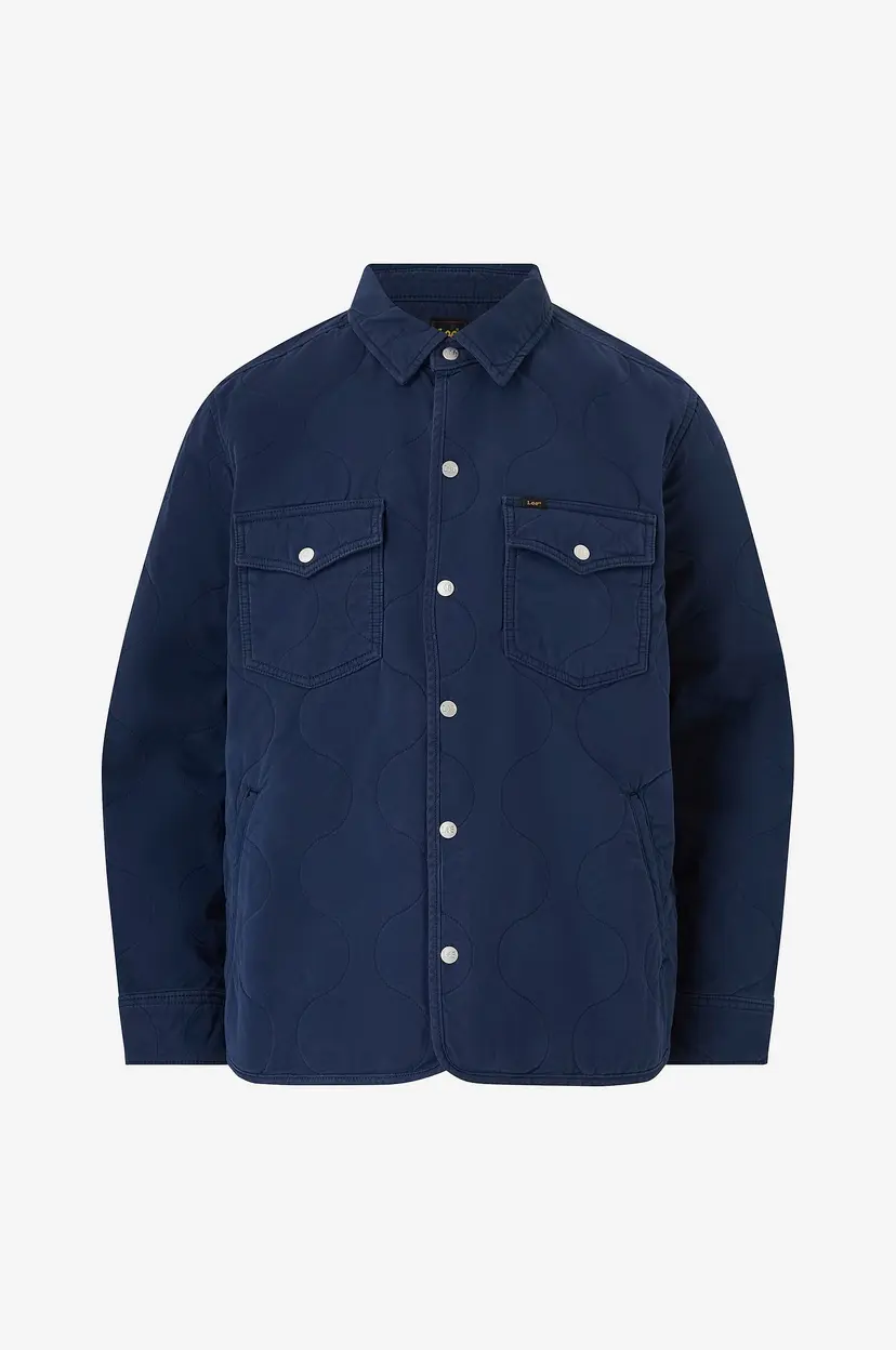Lee Overtreksskjorte Quilted Shirt Jacket - Blå