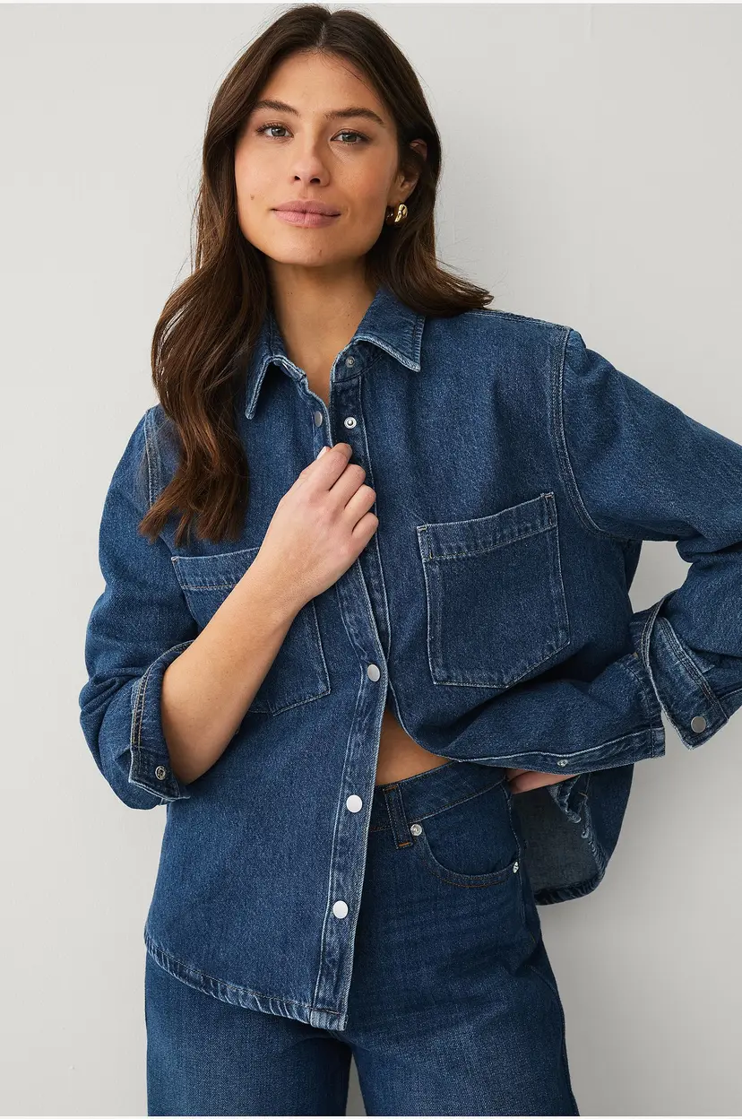 Ellos Collection Denimskjorte - Blå