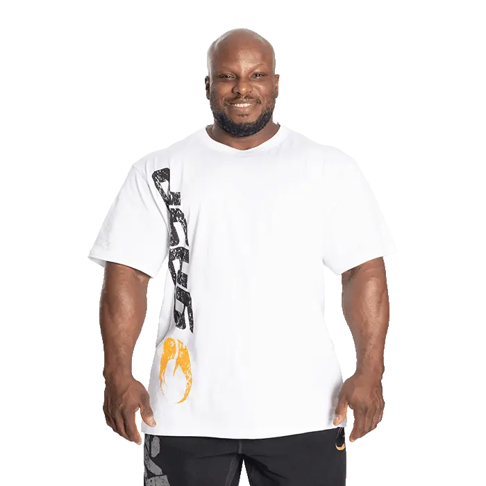 GASP Original Tee, White/Black