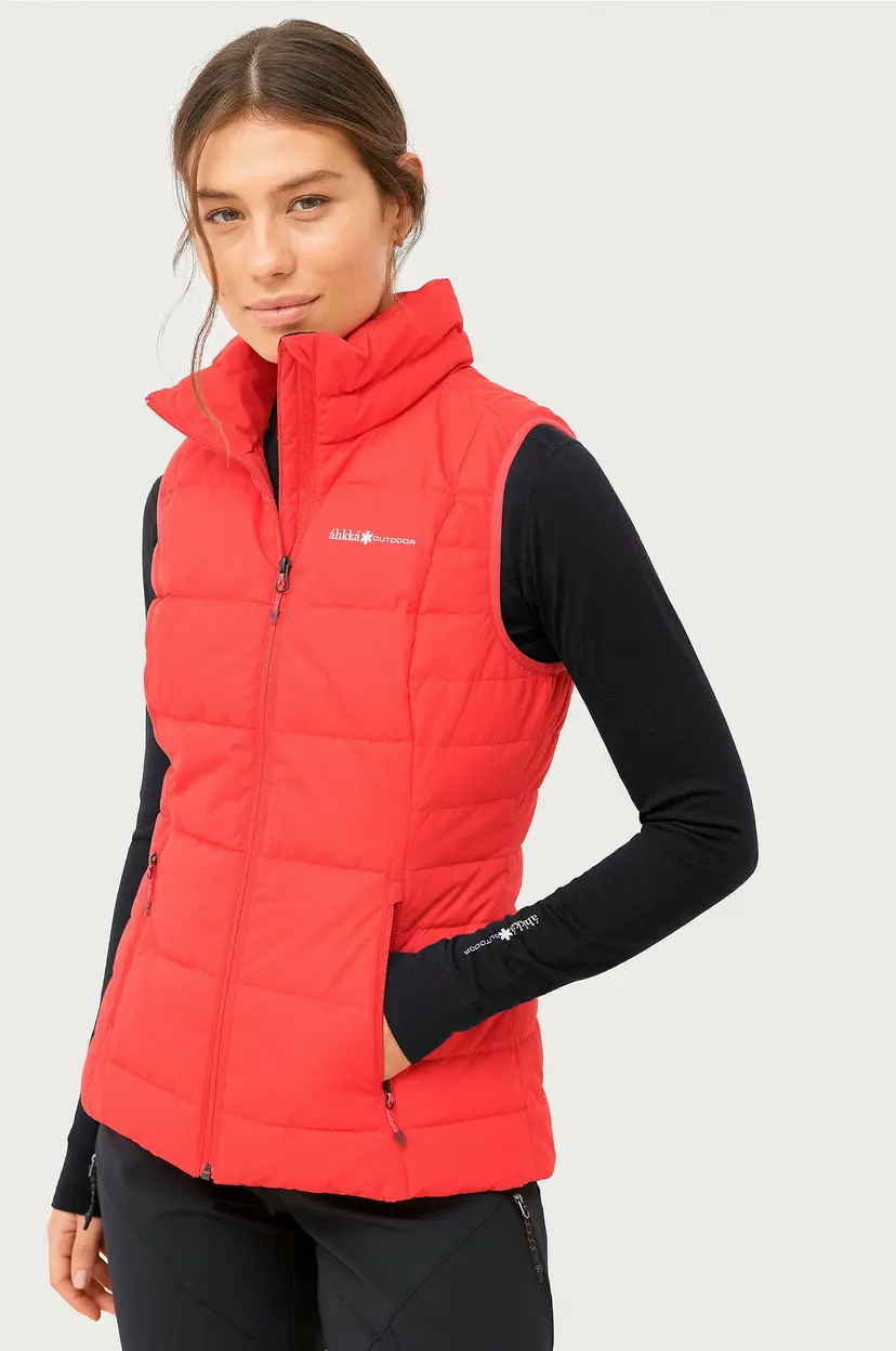 Áhkká Dunvest Down Vest W - Rosa