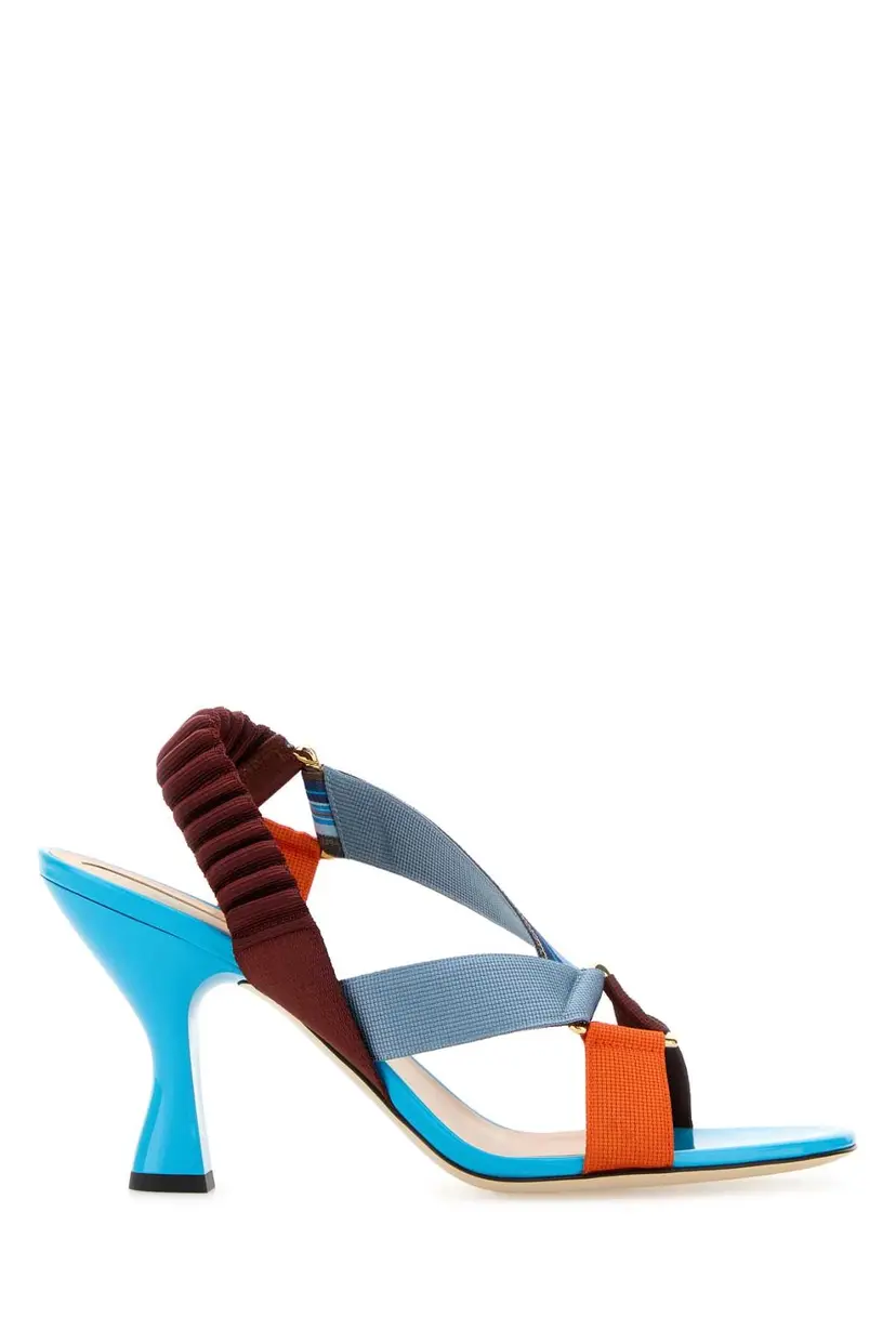 Fendi Fendi Høyhælte sandaler – Rød